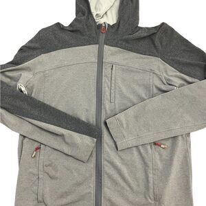 Lululemon Men’s Large Full Zip Grey Two Tone Hoodie Sweatshirt